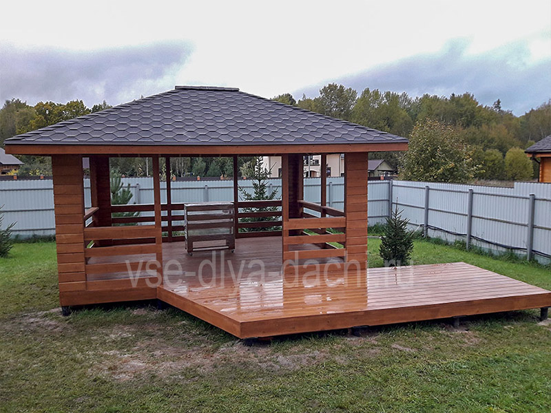 беседка с подиумом купить в москве